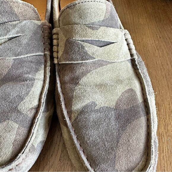 Russell & Bromley men’s camo print suede slip ons, loafers, driver Men\'s EU 41.5 main image 8